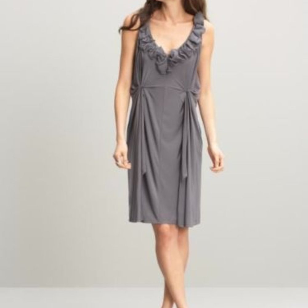 BANANA REPUBLIC MONOGRAM- Gray Sleeveless dress XS
